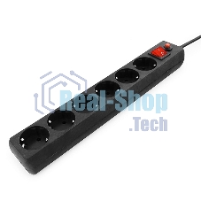 Сетевой фильтр Гарнизон EHB-0 0,5 м 6 розеток черный для UPS