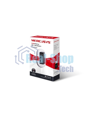 Сетевой адаптер USB2.0 адаптер Mercusys MW300UM, 300 Мбит/с, компактный
