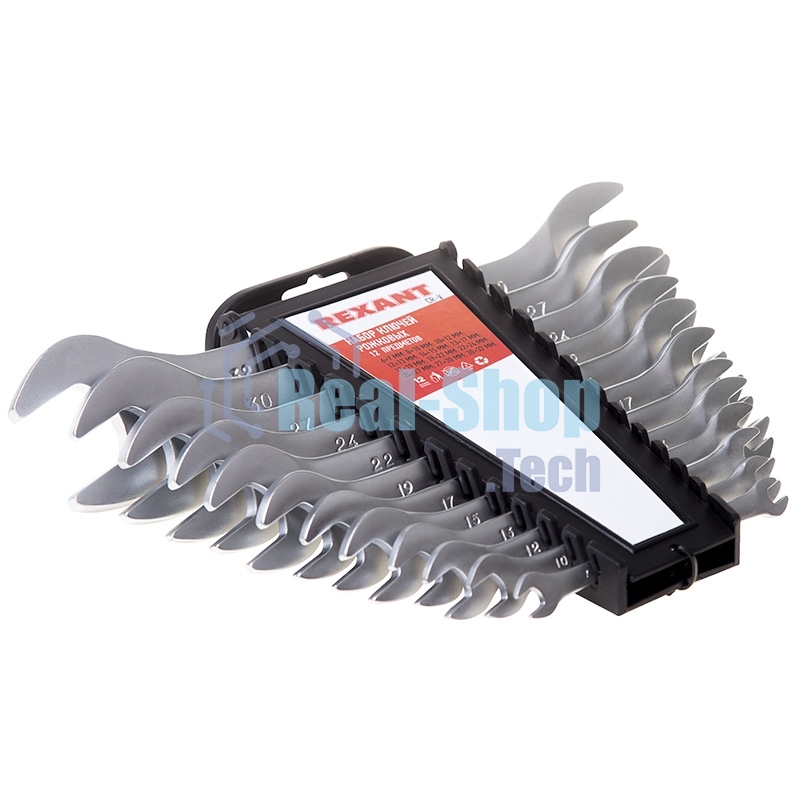 Набор ключей рожковых Rexant 6-32 мм 12 предметов