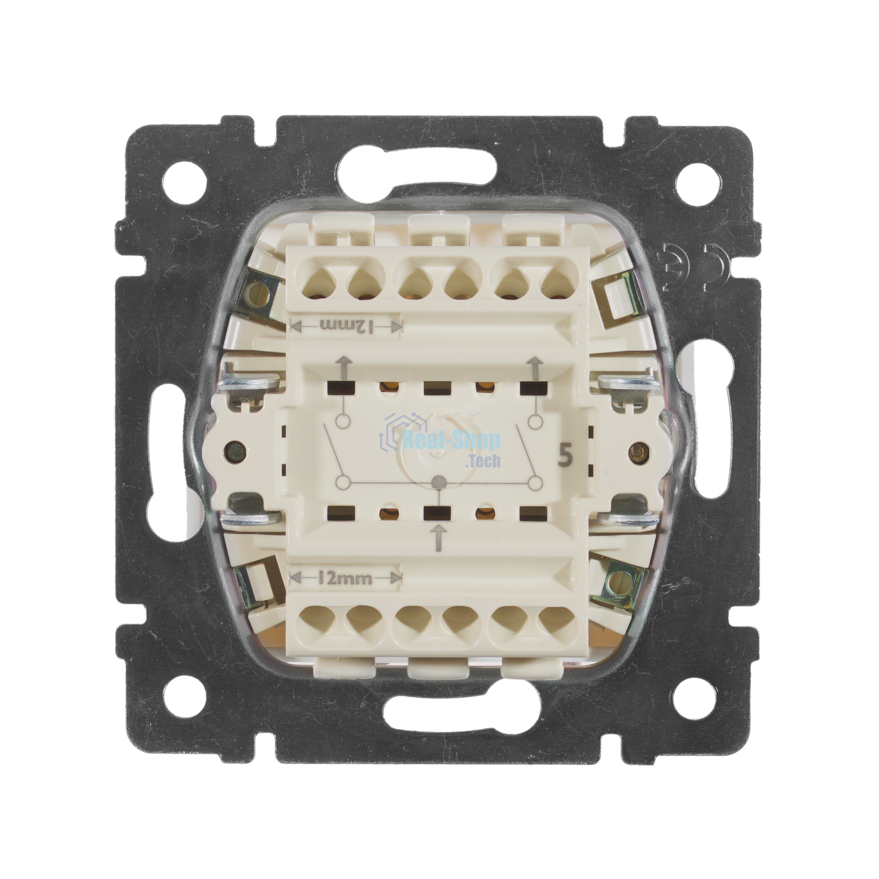 Выключатель Valena двойной выключатель/белый