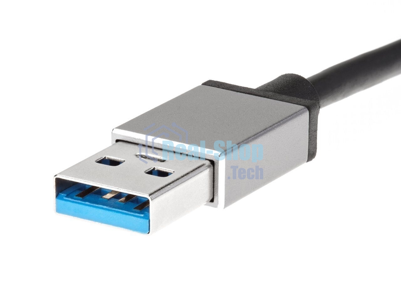 Переходник Telecom USB 3.0 - RJ-45 1000Mbps +3 USB3.0, Aluminum Shell, 0.2м TA311U