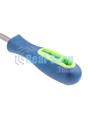 Напильник Сибртех, 200 мм круглый, двухкомпонентная рукоятка, №2