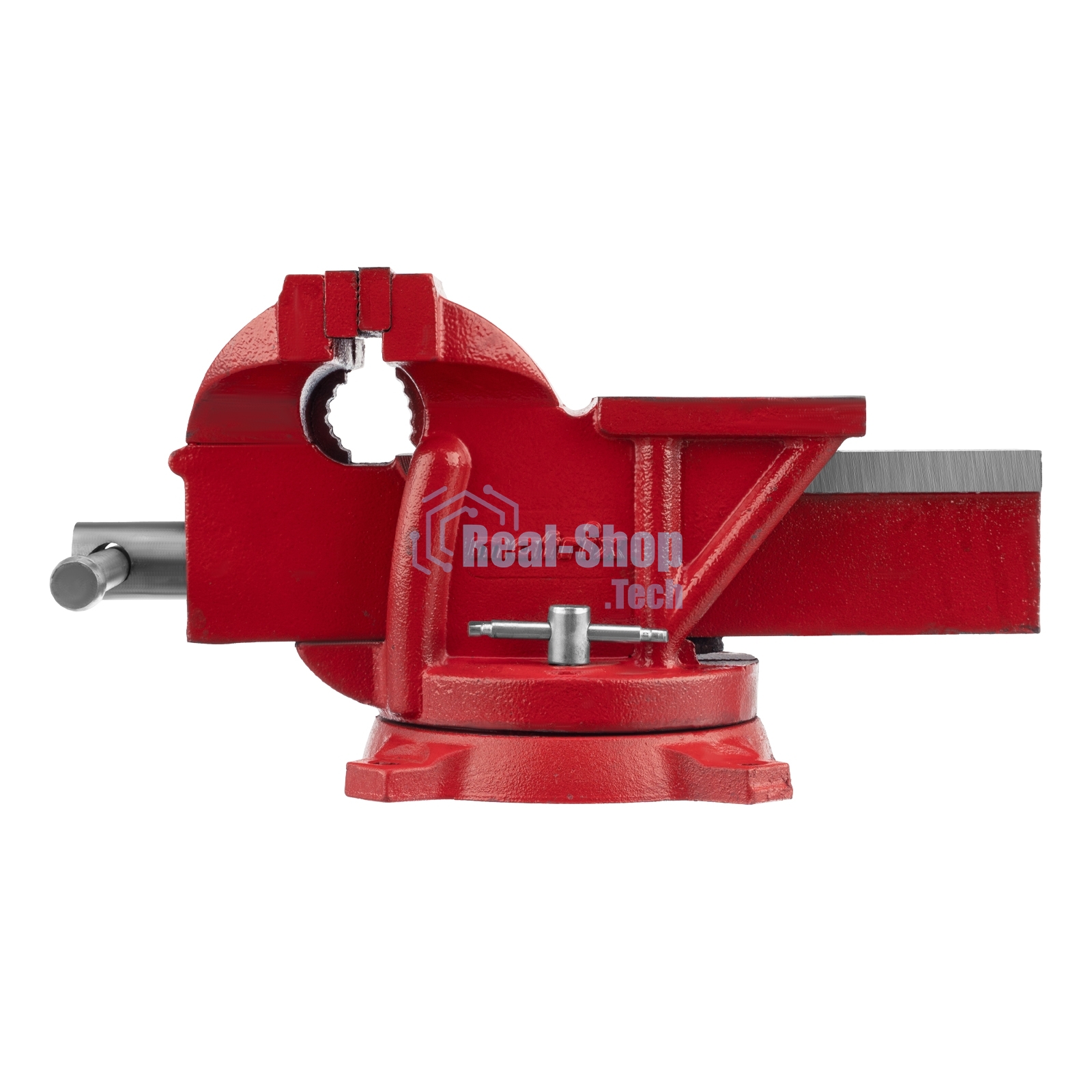 Тиски слесарные Matrix, 125 мм, поворотные, с наковальней