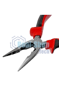 Длинногубцы прямые Matrix, 160 мм, хром-ванадий, двухкомпонентные рукоятки