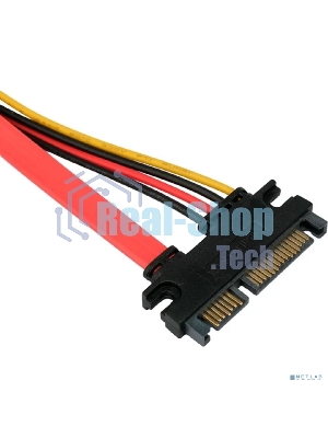 Кабель-удлинитель SATA Cablexpert CC-SATAMF-715-30CM, Sata 7+15pin, 30 см, пакет