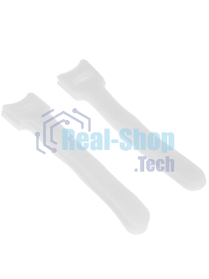 Хомуты-липучки Cablexpert на основе ленты Velcro VT-125x11WT 125 x 11 мм, белые (12 шт.)
