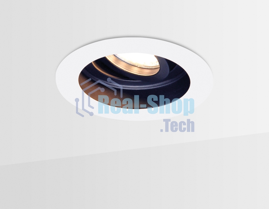 Светильник Ambrella light TN176 WH/BK белый/черный GU5.3 D100*40