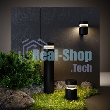 1531 TECHNO LED / Светильник садово-парковый чёрный