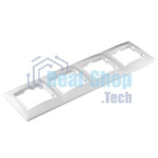 Рамка 4-м СП Севиль горизонт. бел. UNIVersal С0046