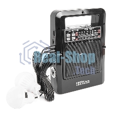 Радиоприемник портативный Сигнал Vikend Traveler черный USB SD/MMC