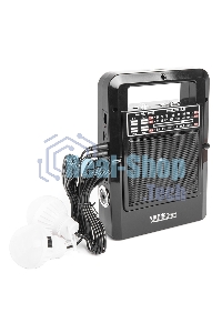 Радиоприемник портативный Сигнал Vikend Traveler черный USB SD/MMC