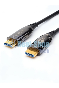 Кабель HDMI 10 м (HIGH speed, Metal gold, Optical) 8K VER 2.1 Кабель HDMI 10 м (HIGH speed, Metal gold, Optical) 8K VER 2.1