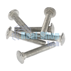 Болт мебельный Kranz DIN 603, 10х50, короб (25 шт./уп.)