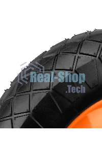 Колесо пневматическое Palisad 4.80/4.00-8 D390мм, подш. внут. диам. 20 мм, длина оси 80 мм