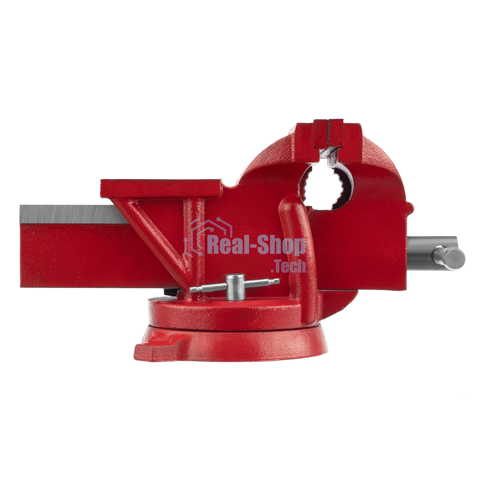 Тиски слесарные Matrix, 125 мм, поворотные, с наковальней