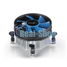 Кулер для процессора DEEPCOOL THETA 21 PWM черный/синий, 92 мм, алюминий, 2400 об/мин, 33.4 дБ, 4 pin, 95 Вт, 60.5 мм