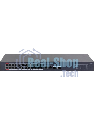 Коммутатор Dahua DH-CS4226-24ET-375, 2×1 Гбит/с Combo + 2×1 Гбит/с SFP, управляемый