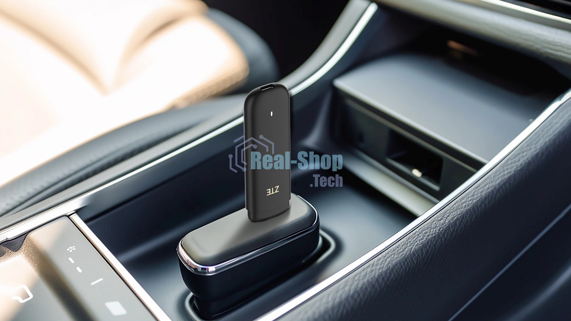 Модем 3G/4G ZTE F30Pro USB Wi-Fi VPN Firewall +Router внешний черный