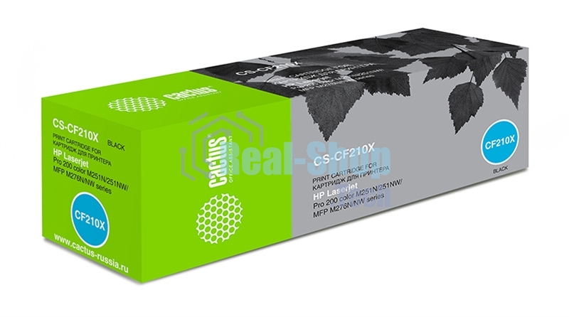 Картридж лазерный Cactus CS-CF210X черный (2400 стр.) для HP LaserJet Pro 200 M251/M276