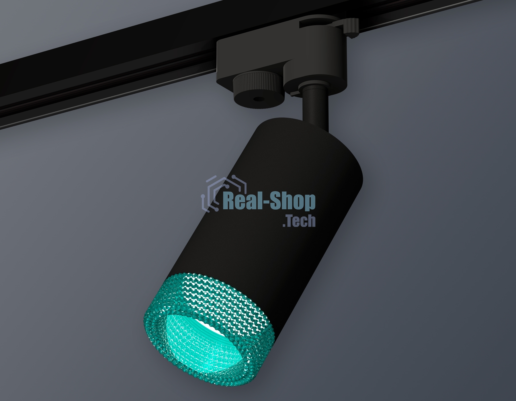 Светильник Ambrella light XT6323083 SBK/BL черный песок/голубой MR16 GU5.3 (A2521, C6323, N6153)
