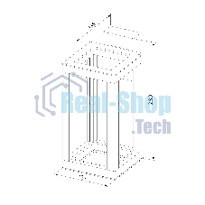 1527 TECHNO LED / Светильник садово-парковый 3000K чёрный