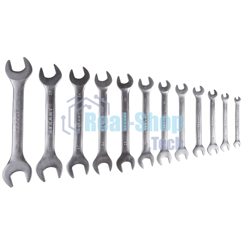 Набор ключей рожковых Rexant 6-32 мм 12 предметов