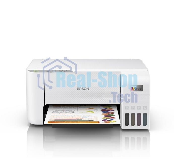 МФУ струйное Epson EcoTank L3216 (C11CJ68511/C11C68518/CJ68518/CJ68502), A4, цветной, печ. до 33 стр/мин. (ч/б) до 15 стр/мин. (цвет), скан. до 11 стр/мин. (ч/б) 28 стр/мин. (цвет), 1440 x 5760 dpi (печать) 1200x2400dpi (скан.), USB