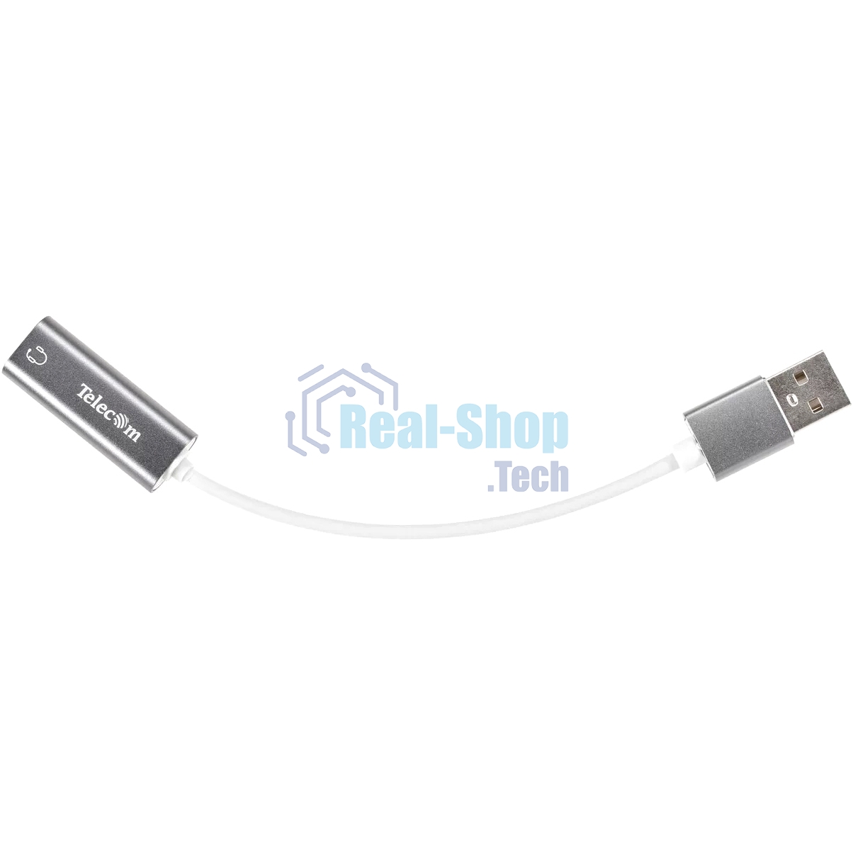 Переходник аудио USB2.0(M)-->3.5мм F (гнездо) Telecom 0.1м