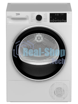 Сушильная машина Beko B3T47238 белый, 7 кг, сушка - тепловой насос, программ - 15, 59.7 x 84.6 x 54.3 см