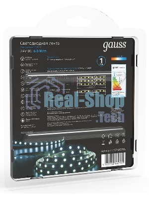 Лента светодиодная Gauss SMD 5м