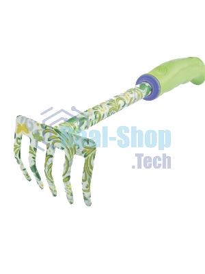 Грабли 5-зубые Palisad, 85х310 мм, стальные, пластиковая рукоятка