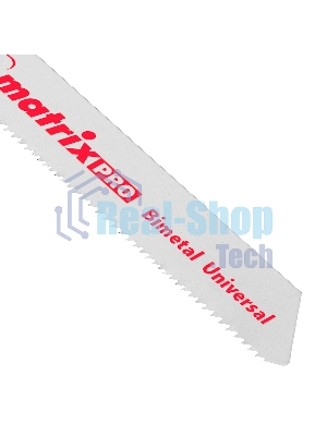 Полотна универсальные Matrix для сабельной пилы S922VF,125/1,8 - 2,5 мм,Bimetal,2 шт., PRO