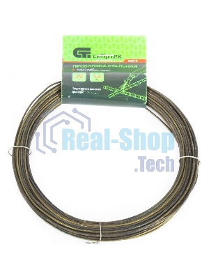 Проволока стальная Сибртех 25 м, вязальная, термообработанная 1,4 мм