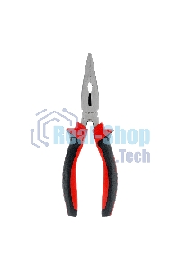 Длинногубцы прямые Matrix, 160 мм, хром-ванадий, двухкомпонентные рукоятки