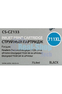 Картридж струйный Cactus CS-CZ133 №711 черный (73 мл) для HP DesignJet T120/T520