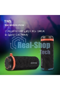 Колонка портатитвная Digma D-PS1521 черный 16W 2.0 BT 10м 1800mAh (PS1521B)