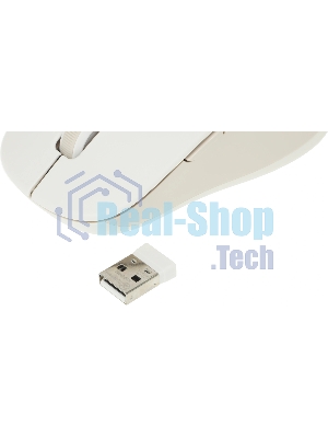 Мышь беспроводная Xiaomi Dual-mode Wireless Mouse 2 белый, 1200 dpi, радиоканал, Bluetooth, USB, кнопки - 5