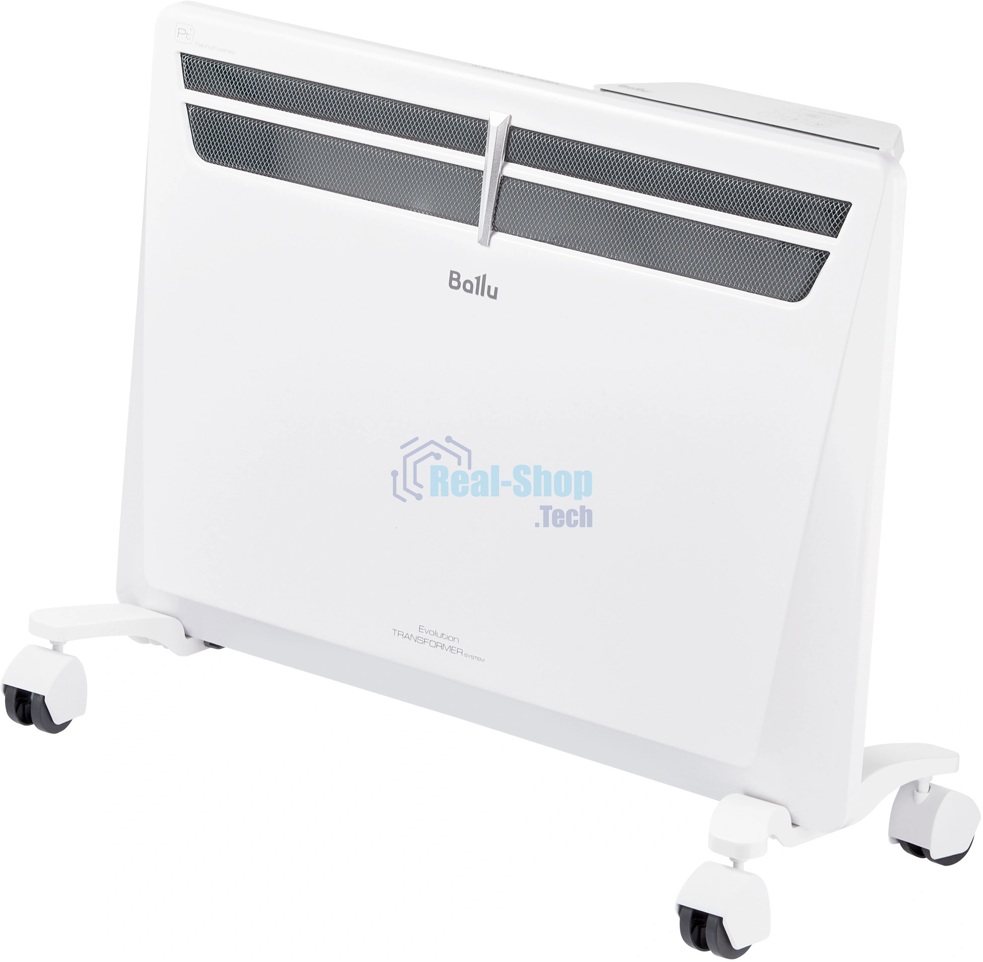 Конвектор электрический Ballu Evolution Digital Inverter BEC/EVI4-1000 белый, HEDGEHOG, 15 м², 1000 Вт, термостат, WiFi