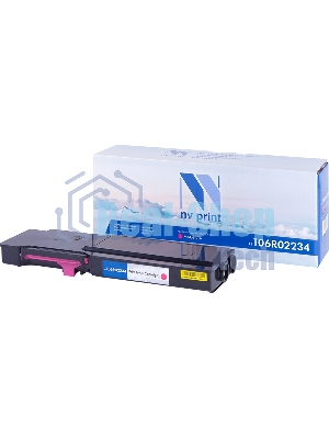 Картридж лазерный NVPrint совместимый Xerox 106R02234 Magenta для Phaser 6600/WC6605 (6000k)
