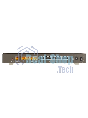 Интернет-телефония D-Link DVG-5008SG/A1A Голосовой шлюз с 8 FXS-портами, 1 WAN-портом 10/100/1000Base-T и 4 LAN-портами 10/1000Base-T