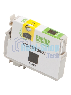 Картридж струйный Cactus CS-EPT0801 (T0801) черный (13 мл) для Epson Stylus PhotoP50/PX650/PX660/PX700/PX700W/PX710/PX710W/PX720/PX720WD/PX800/PX800FW/PX810/PX810FW/PX820/PX820FWD/R265/R285/R360/RX560/RX585/RX685