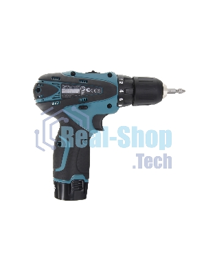 Дрель-шуруповерт Makita DF330DWE, 10,8 В, 1,3 Ач, 24 Нм, щеточный