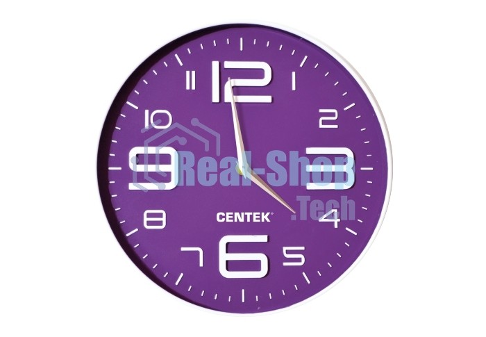 Часы настенные Centek СТ-7101 фиолетовый