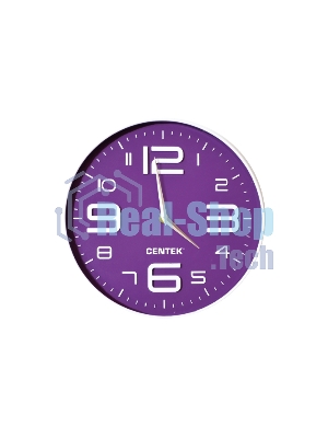 Часы настенные Centek СТ-7101 фиолетовый