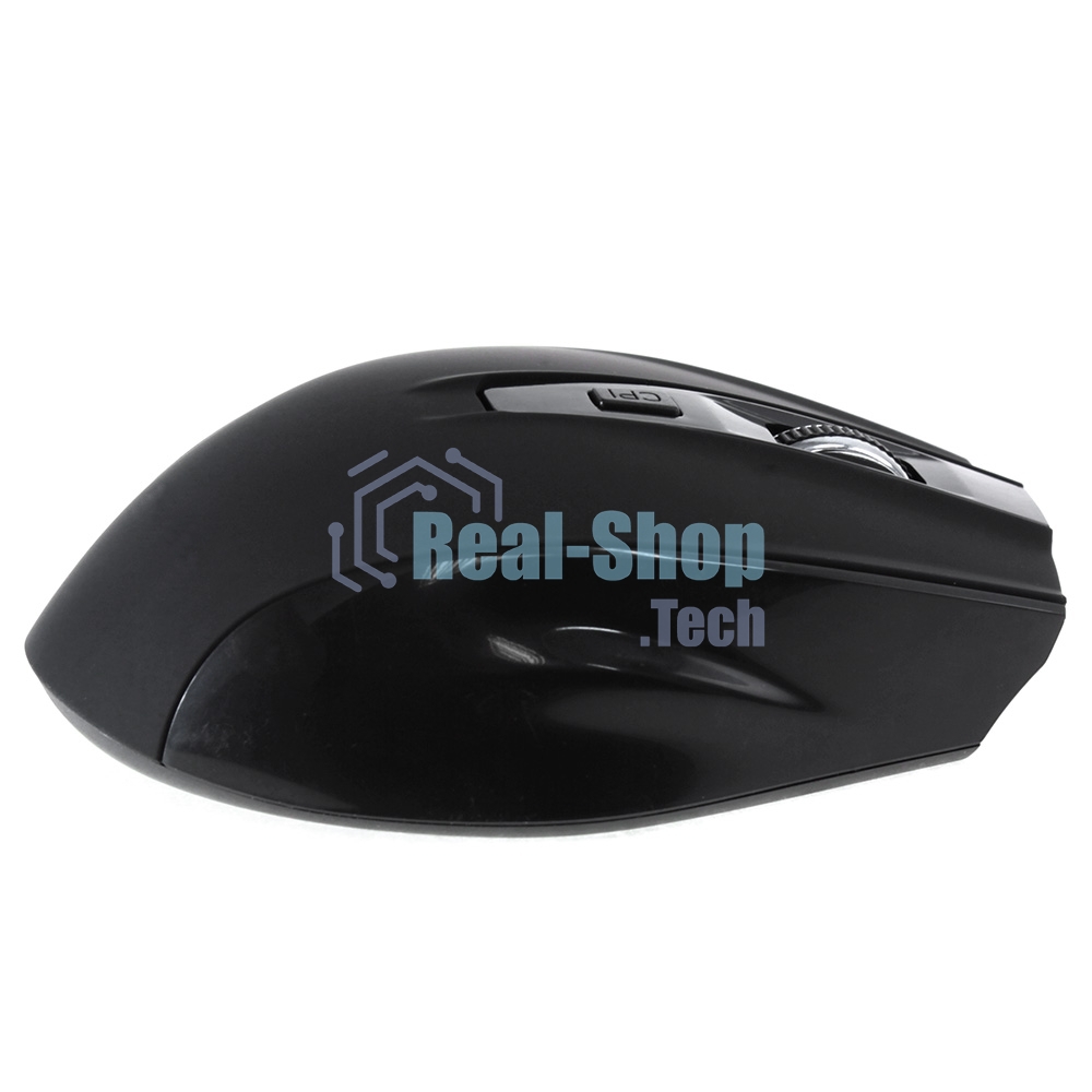 Мышь беспроводная Crown CMM-935W черный, 1600 dpi, радиоканал, USB, кнопки - 6