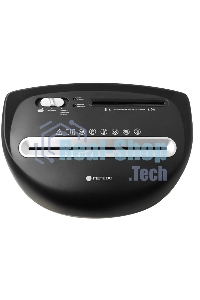 Шредер ГЕЛЕОС Уничтожитель документов УП23-4 DIN P-4 (4 ур-нь секр.), фрагмент 3,9х35мм, 14-16 лист (70г/м2), CD/пл.карты/скрепки/скобы, 23 л.