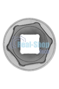 Головка Matrix торцевая 27мм 6-гранная crv под квадрат 1/2'' хромированная