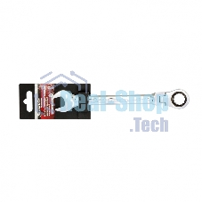 Ключ Matrix комбинированный трещоточный 17мм crv шарнирный зерк.хром