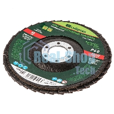 Круг лепестковый Сибртех торцевой, конический, Р 60, 125 х 22,2 мм