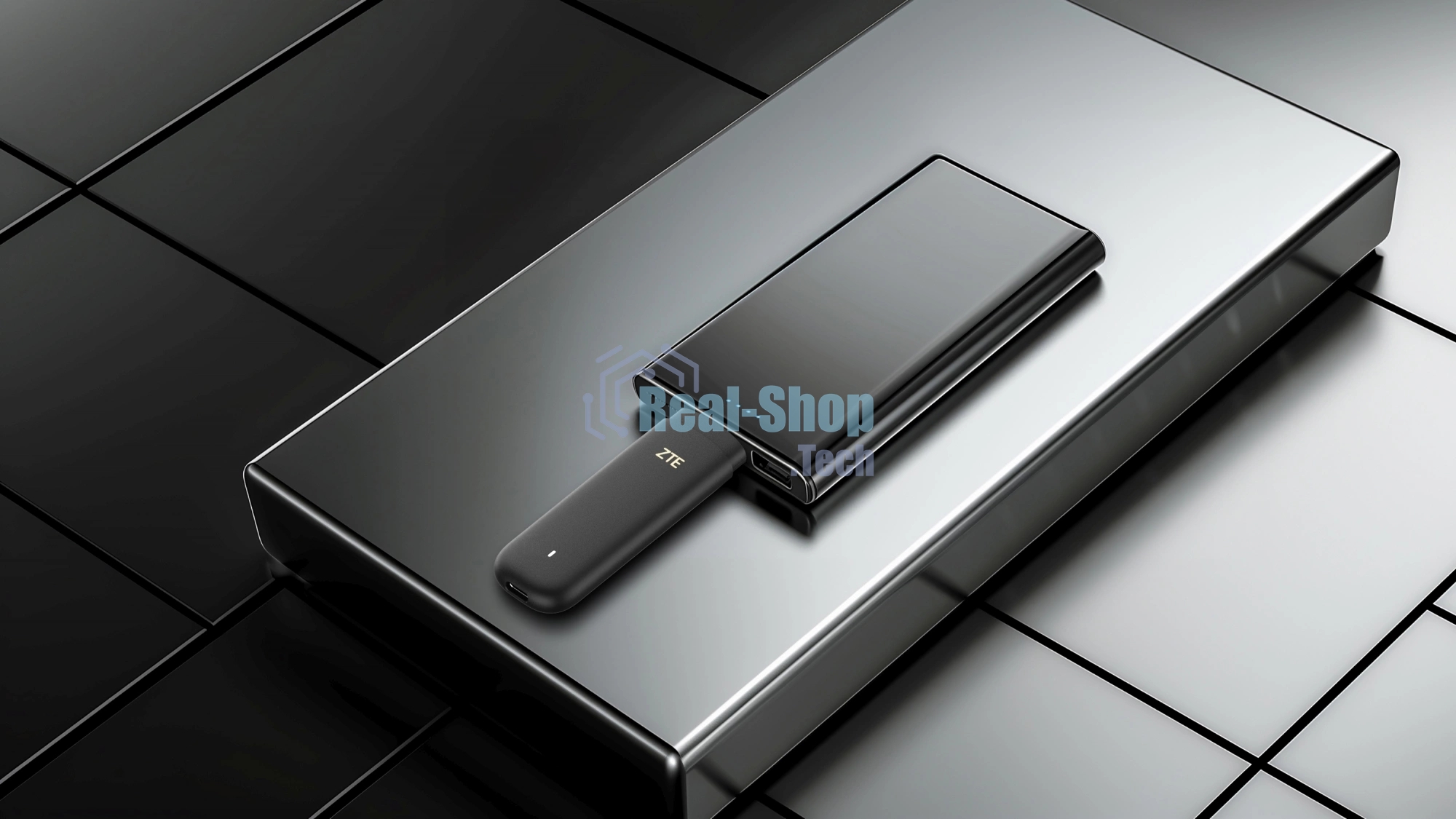 Модем 3G/4G ZTE F30Pro USB Wi-Fi VPN Firewall +Router внешний черный